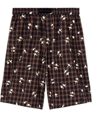 Ganni Shorts - Brown