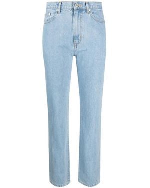 KENZO Asagao Straight-Leg Jeans - Blue