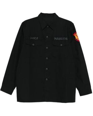 Maharishi Chemise Panthers À Broderies - Black