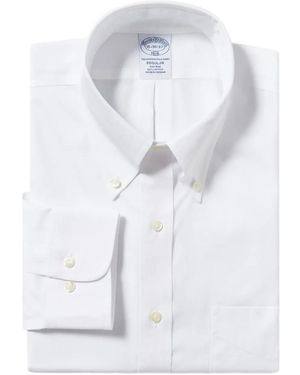 Brooks Brothers Button-Down-Collar Shirt - White