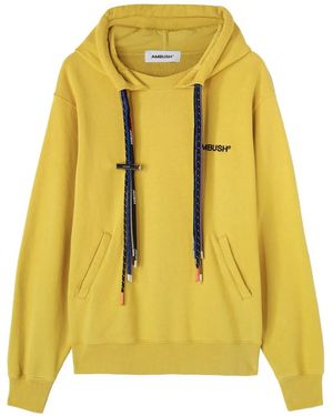 Ambush Sudadera Con Capucha Y Cordones - Amarillo