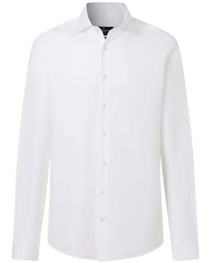 Hackett Tailored-Fit Poplin Shirt - White