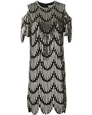 Givenchy スパンコール装飾 パーティードレス - ブラック