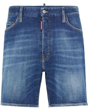 DSquared² Medium Easy Wash Marine Short Jeans - Blue