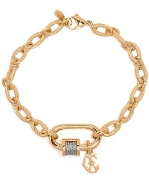 Charriol Forever Lock Cable-Link Bracelet - Metallic