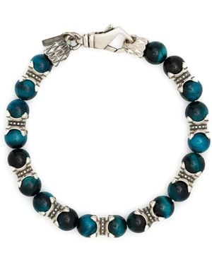 Emanuele Bicocchi Beaded Claw Bracelet - Blue