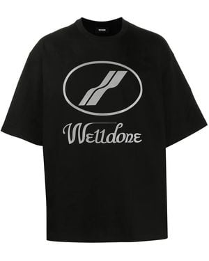 we11done Oversized T-Shirt - Black