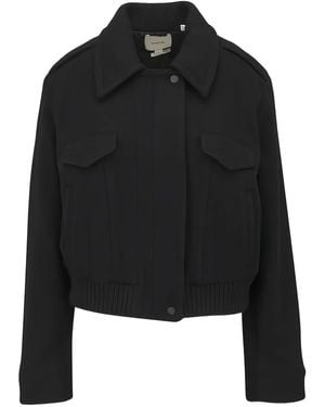 Vince Jacke mit Taschen - Schwarz