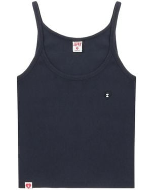 AAPE BY A BATHING AP Ribbed Top - Blue