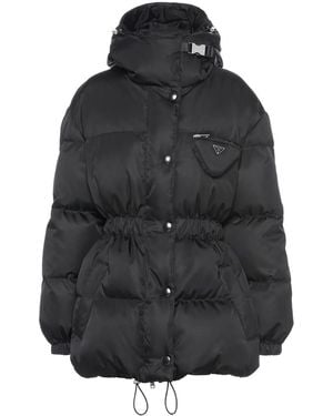 Prada Re-Nylon Down Jacket - Black