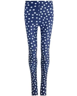 Jean Paul Gaultier Polka Dot Leggings - Blue