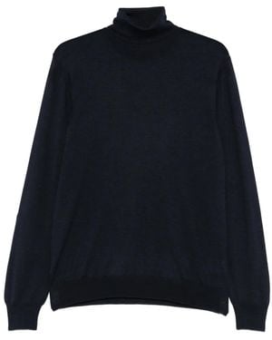 GIUUNO Jersey con cuello vuelto - Azul