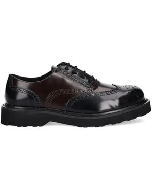 KENZO Lace-Up Brogues - Black