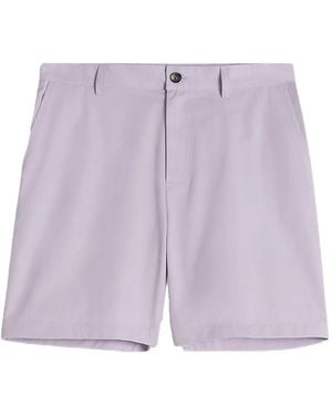 Maison Kitsuné Shorts Met Zakken - Paars