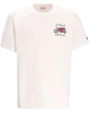 Mc2 Saint Barth プリント Tシャツ - ホワイト