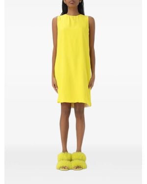MSGM Körpernahes Minikleid - Gelb