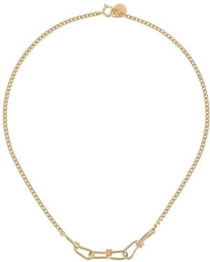 Annelise Michelson Wire Chain Gourmette Necklace - Metallic
