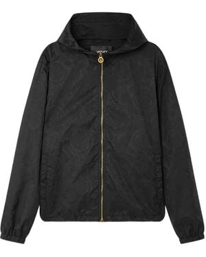 Versace Baroque Jacquard Windbreaker - Black