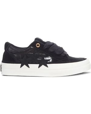 Amiri Star-Crocodile Sneakers - Blue