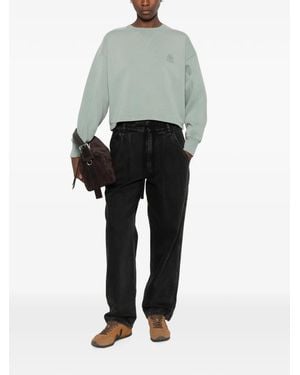 Isabel Marant Sunny Logo-Embroidered Sweatshirt - Grey