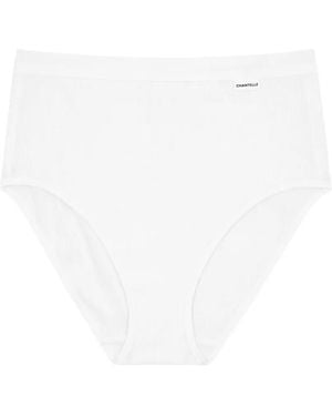 Chantelle Culotte À Logo - Blanc