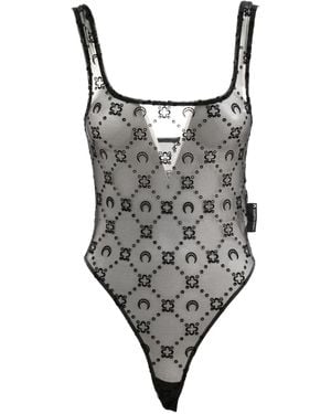 Marine Serre Patterned Top - Gray