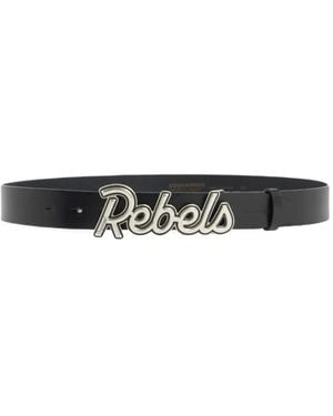 DSquared² Rebels Buckle Belt - White