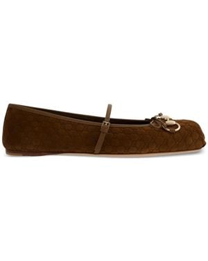 Gucci Klassische Ballerinas - Braun