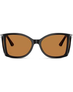 Persol Geometric-Frame Sunglasses - Brown