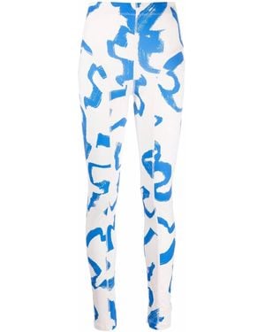 Remain Paint-Splatter Leggings - Blue