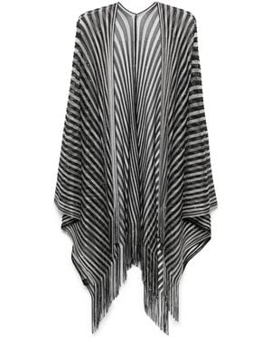Missoni Striped Cape - Grey