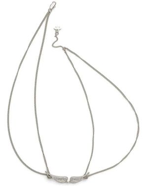 Zadig & Voltaire Crystal-Wing Necklace - Natural