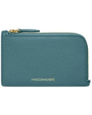 Maison De Sabre ペブル ファスナー カードケース - ブルー
