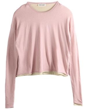 Casey Casey Top De Manga Larga - Rosa