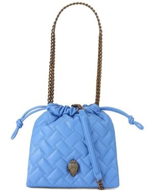 Kurt Geiger ケンジントン バケットバッグ S - ブルー