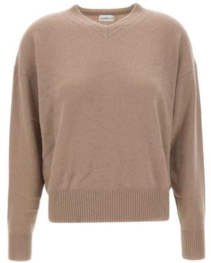 Marella Jersey De Cachemira Con Cuello En V - Neutro