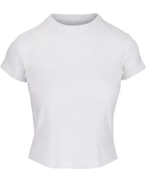 AG Jeans Sadie Short-Sleeve Knit T-Shirt - White