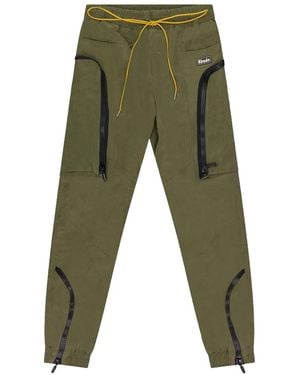Rhude Logo-Detail Cargo Pants - Green