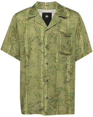 Maharishi Dragon Bamboo Shirt - Green