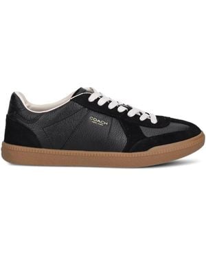 COACH Sneakers mit Wildledereinsätzen - Schwarz
