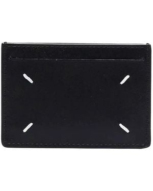 Maison Margiela Stitch Detail Wallet - Black