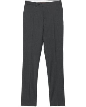 Canali Klassische Hose - Grau