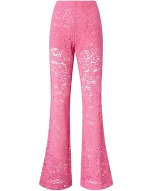 Pinko Lace Flared Pants - Pink