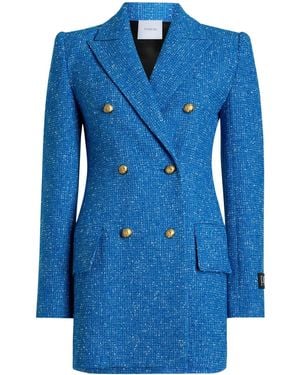 Patou Double-Breasted Blazer - Blue