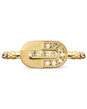 Officina Bernardi 18Kt Dea Diamond Ring - Metallic