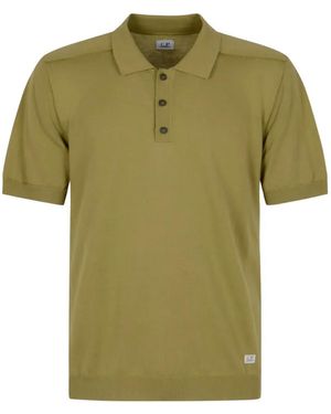 C.P. Company Short-Sleeve Polo Shirt - Green