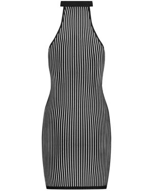 Maison Close Bande À Part Striped Dress - Black
