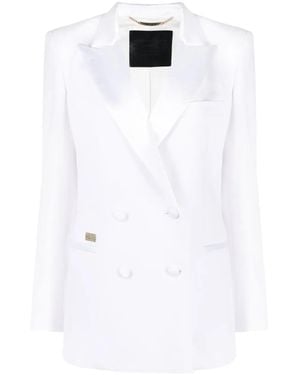 Philipp Plein Box-Fit Blazer - White