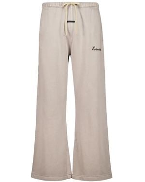 Fear Of God Essentials Logo-print Track Trousers - Natural