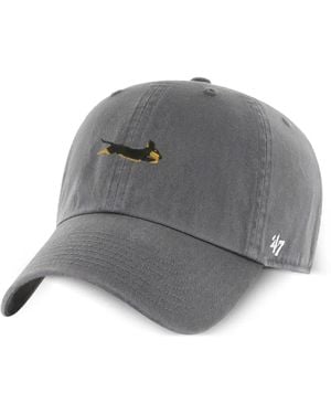 '47 Embroidered-Motif Baseball Cap - Grey
